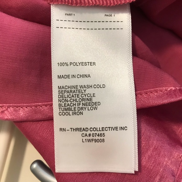 Laundry by Shelli Segal Fuschia Satin Twist Blouse NWT Size Small - Picture 6 of 12